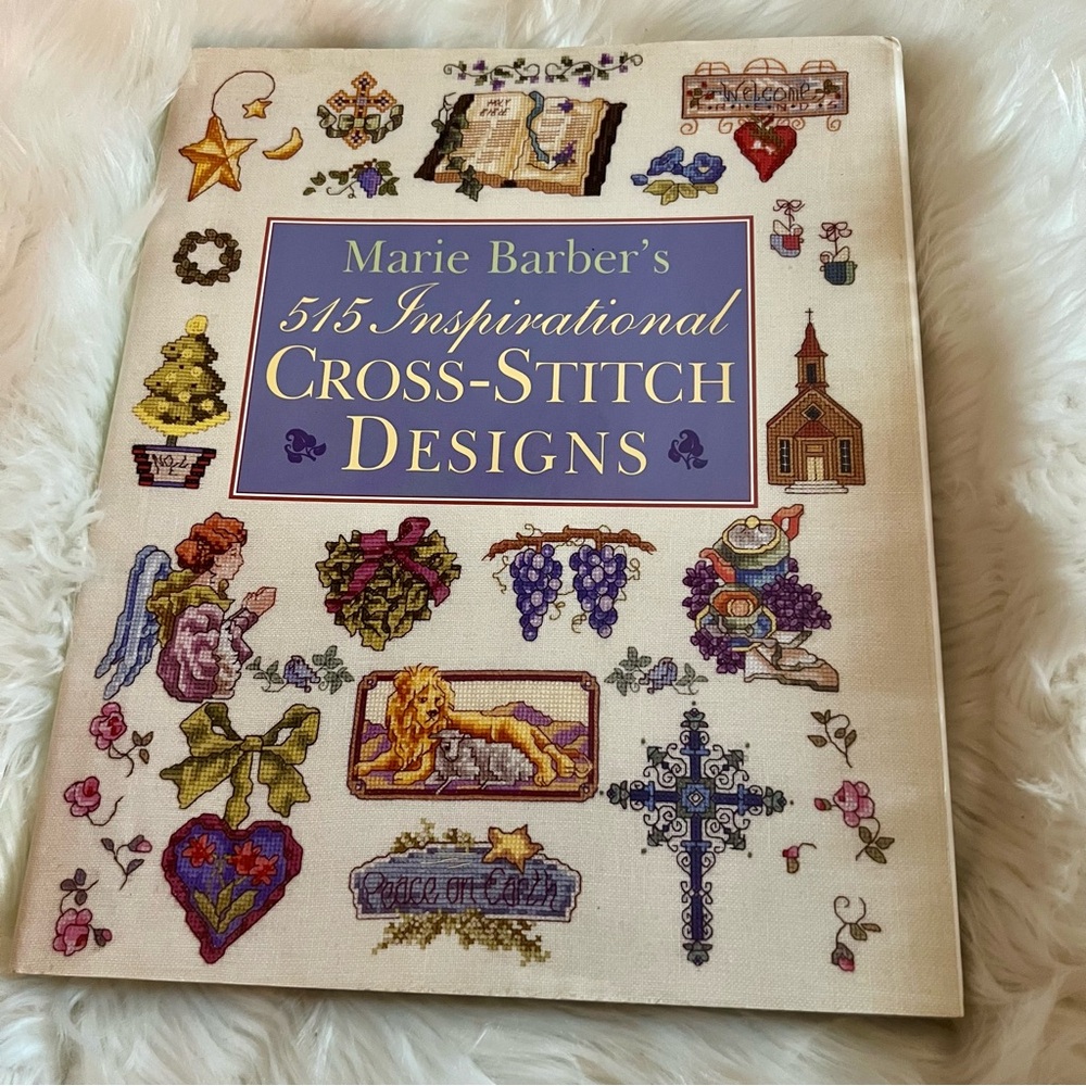 1999 Marie‎ Barber’s 515 Inspirational Cross-Stitch Designs Sterling/Chapelle